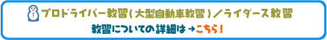 プロドライバー教習（大型自動車教習）／ライダース教習など、教習についての詳細はこちら！
