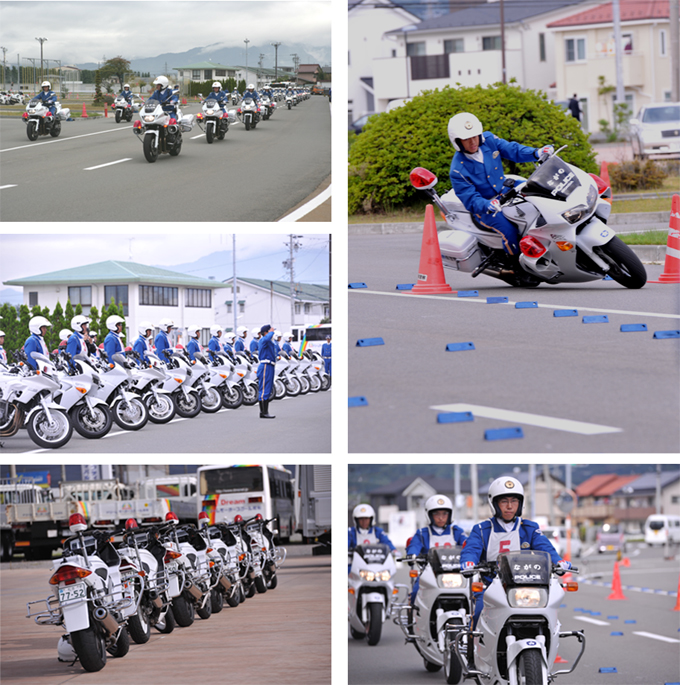 長野県白バイ安全運転競技大会