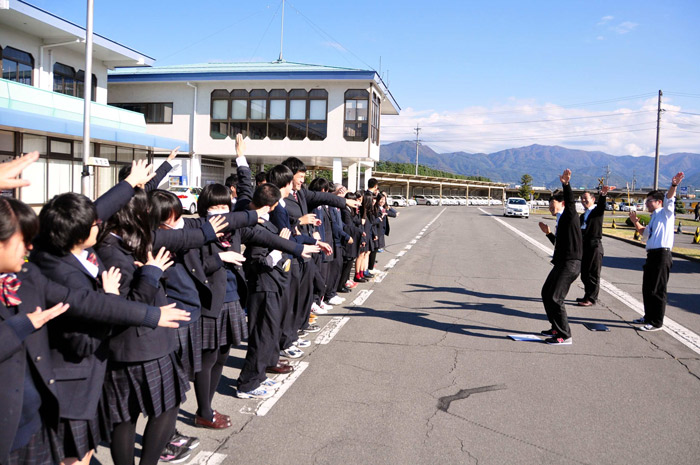 長野俊英高等学校交通安全教室レポート