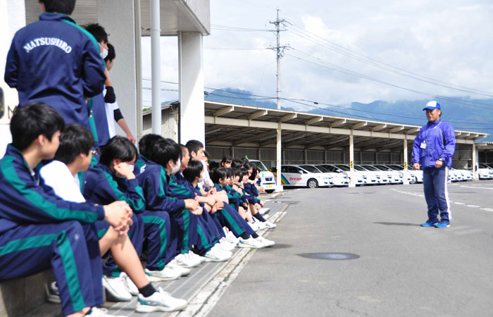 松代高等学校交通安全教室レポート