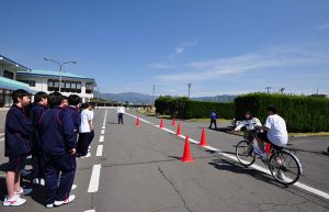 屋代南高等学校交通安全教室レポート