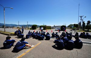 松代高等学校交通安全教室レポート