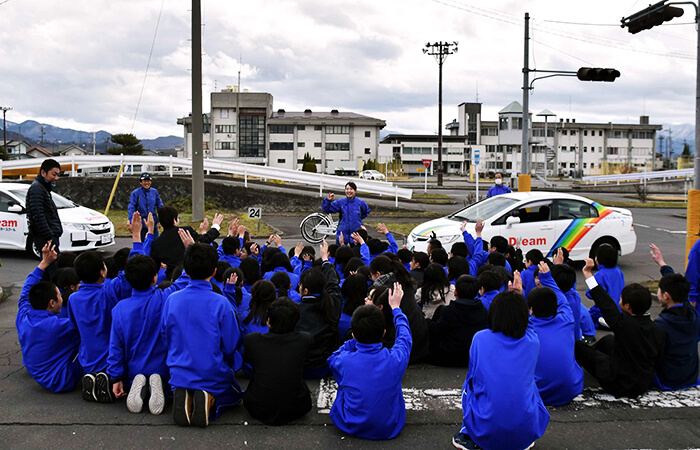 屋代高等学校交通安全教室レポート