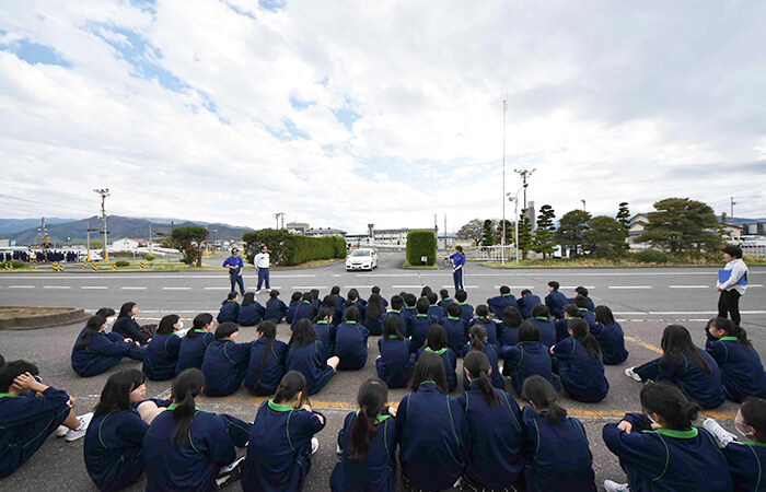 屋代南高等学校1年生 交通安全教室レポート